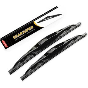 Rear Wiper Blade, HOSONIC 8A Rear Windshield Wiper Blade, Original Equipment Replacement All-season Rear Wiper 8 Inch, Double Service Life (Pack of 2)