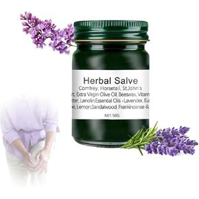 Comfrey Salve for Bone Healing Organic Comfrey Salve Organic Herbal Salve Comfrey Salve Organic Comfrey Cream Organic Herbal Salve Herbal Salve Comfrey(1pc)