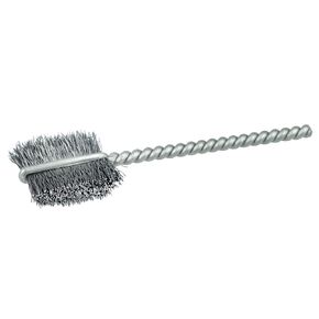 Weiler 21053 1/2" Power Tube Brush, .005" Stainless Steel Wire Fill, 9/16" Brush Length, Made in The USA (Pack of 10)