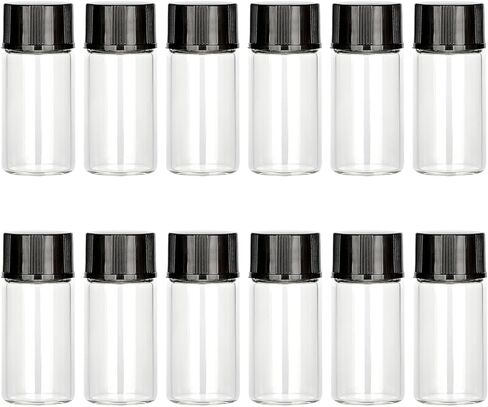 زجاجات عينات Magic Season (شفافة، 0.14 أونصة سائلة / 4 مل / 1 درام، 12 قطعة) in Kuwait