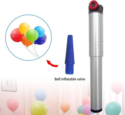Small Bike Pump,Tire Repair Kit, Suit for Schrader & Presta Valve for Bicycle Tire Pump for Road, Mountain, BMX Bike and Electric Bike, Ball Pump with Needle 120 PSI in Saudi Arabia