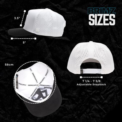 BRIMZ Outdoor Performance Hat - Water & Sweat Resistant Hats - Breathable & Moisture-Wicking Snapback in Saudi Arabia