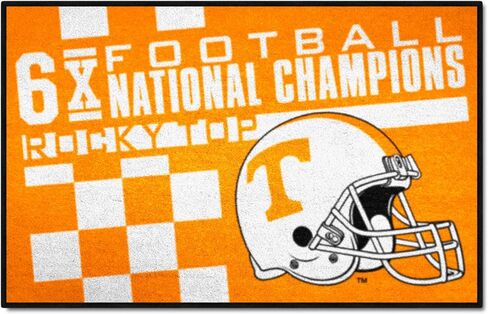 FANMATS 25969 NCAA - Tennessee Volunteers Dynasty Starter Mat Accent Rug - 19in. x 30in. | Sports Fan Home Decor Rug and Tailgating Mat in Saudi Arabia