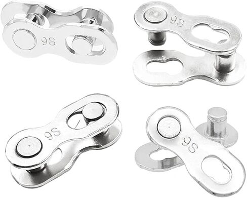 4 Pairs Bicycle Missing Link 9 Speed Chain Reusable Steel Bike Chain Link in Saudi Arabia