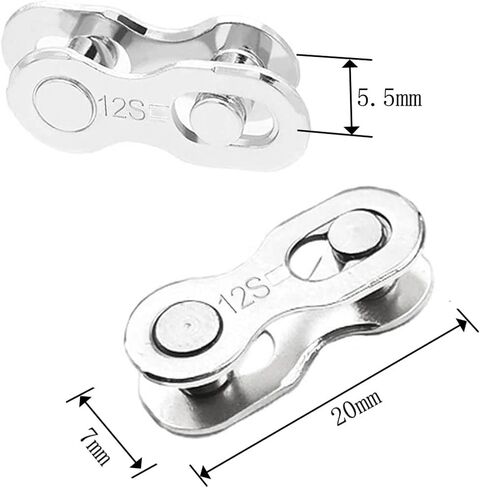 4 Pairs Bicycle Missing Link 9 Speed Chain Reusable Steel Bike Chain Link in Saudi Arabia