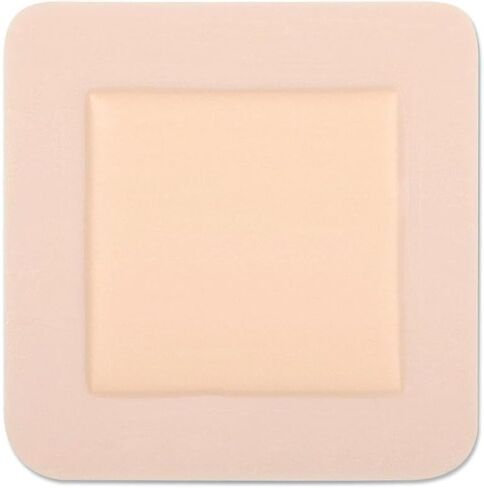 Medline Optifoam Adhesive Foam Wound Dressings, 6" x 6", Educational Packaging, Pack of 10 in Saudi Arabia