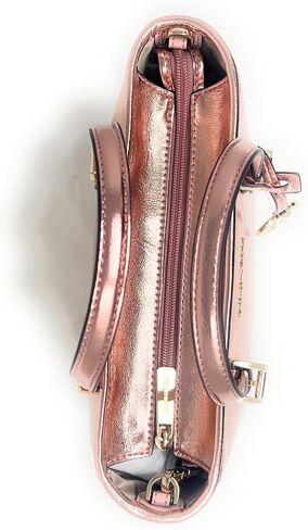 Michael KorsJet Set Travel Extra-Small Metallic Top-Zip Tote Bag Silver in Saudi Arabia
