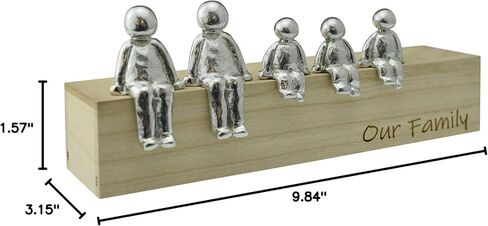 Our Family Ornament - Choose Your Family Combination (3 Children) in Saudi Arabia