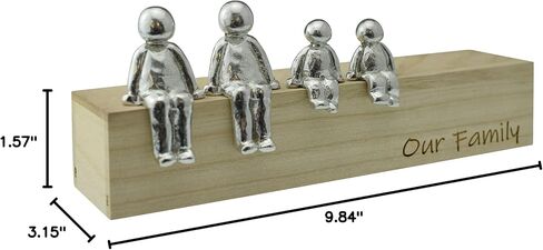 Our Family Ornament - Choose Your Family Combination (3 Children) in Saudi Arabia
