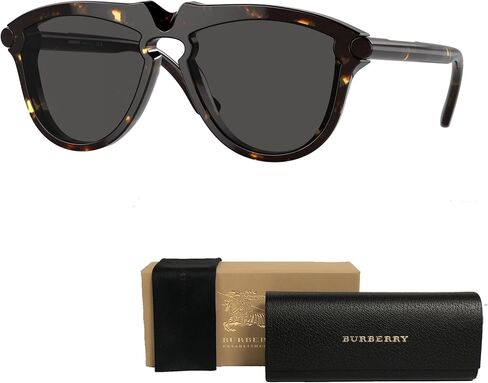 BURBERRY BE4417U 41046G 58MM Green/Light Grey Mirror Silver Pilot Sunglasses for Men + BUNDLE With Deisgner iWear Complimentary Eyewear Kit in Saudi Arabia