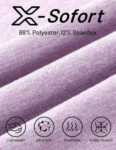 MIER Long Sleeve Workout Shirts for Women Yoga Athletic Running Soft Tops Gym Dry Fit Crewneck Tshirt, Moisture Wicking in Saudi Arabia