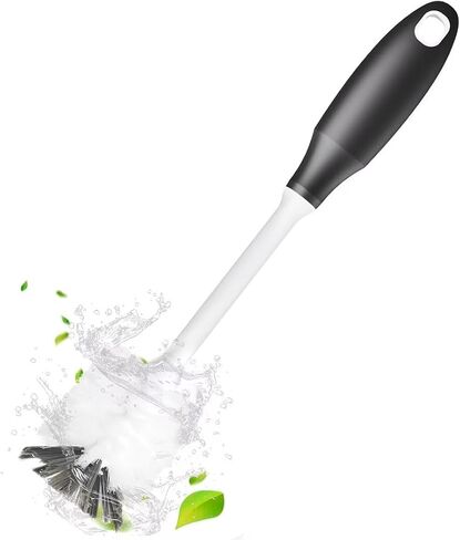 Baby Bottle Cleaning Brush with Replaceable Brush Head, Long Handle Water Bottles Scrubbers, Cup and Glass Brushes Cleaner for Washing and Scrubbing, 1 Pack in Saudi Arabia