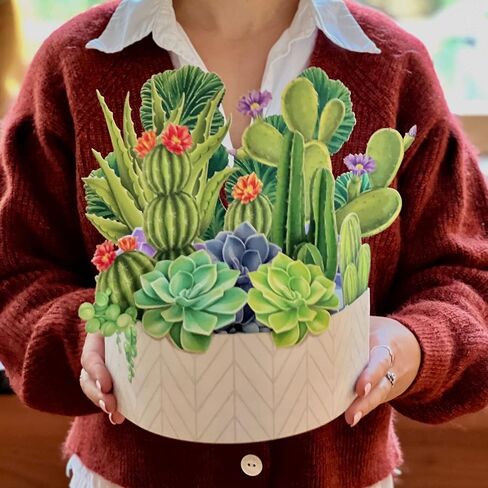 Freshcut Paper Pop Up Cards, Paper Flower Bouquet 3D Popup Greeting Cards with Note Card & Envelope, Birthday Card, Anniversary Card, Get Well Gifts for Women, 12" Lemon Blossom Tree in Saudi Arabia