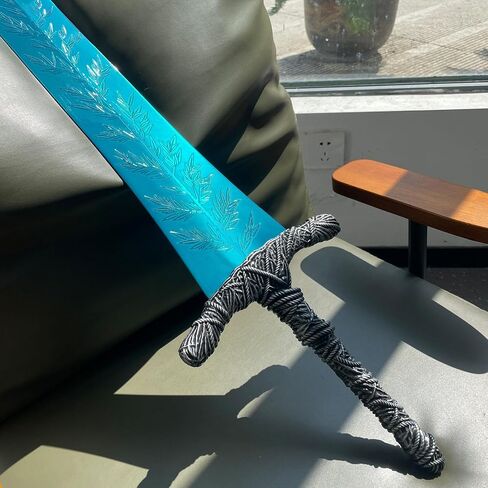 حلقة Dark Moon Greatsword Elden، سيف فارس 41 بوصة، سيف لودفيغ، سيف معدني من الفولاذ المقاوم للصدأ، غير حاد، مناسب لمجموعة Elden Ring Hobby in Saudi Arabia
