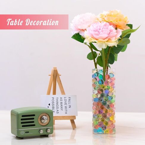 120,000 خرزة مائية للمزهريات، وخرز مائي مختلط بألوان قوس قزح، وحشو المزهرية لللؤلؤ العائم، وصناعة الشموع العائمة، وقطعة مركزية لحفلات الزفاف، وترتيب الزهور، وزينة عيد الميلاد in Kuwait