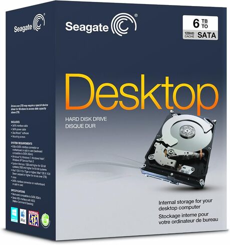 Seagate Desktop SSHD 2TB Solid State Hybrid Drive SATA 6 GB/s 64MB Cache 3.5" - Internal Drive Retail Kit (STCL2000400) in Saudi Arabia