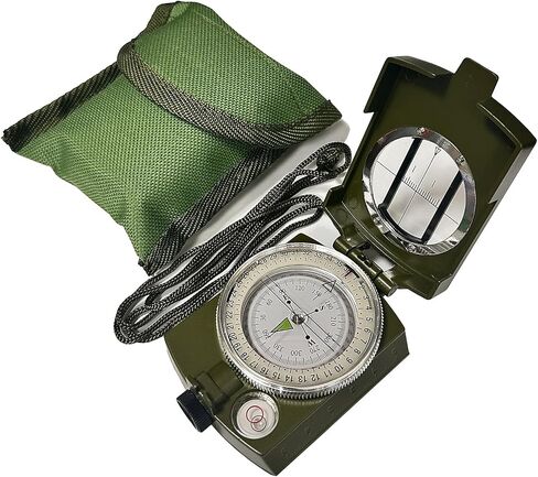 Military Compass, JYEASTZ Compass Military Grade for Hiking Survival, Waterproof Durable Boy Scout Compass Lensatic Compasses Multifunctional Outdoor Compass for Hunting Camping in Saudi Arabia