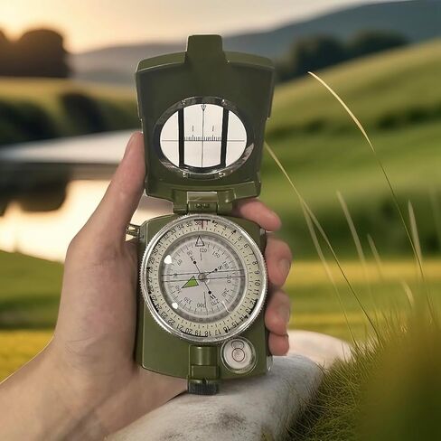 Military Compass, JYEASTZ Compass Military Grade for Hiking Survival, Waterproof Durable Boy Scout Compass Lensatic Compasses Multifunctional Outdoor Compass for Hunting Camping in Saudi Arabia