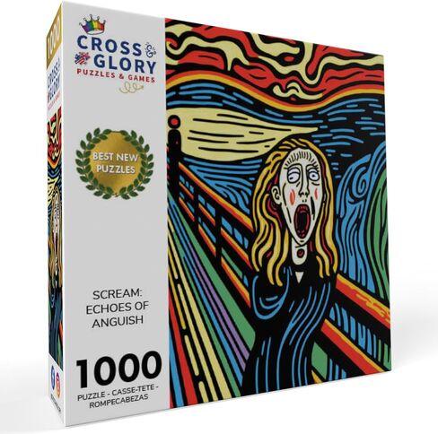 Skeletal Fiesta: The Colorful Dance of The Dead by Cross & Glory 1000 Piece Jigsaw Puzzle | Artistic Design | Vibrant Spanish-Inspired Skeleton Art | Premium Quality | Satin Finish in Saudi Arabia