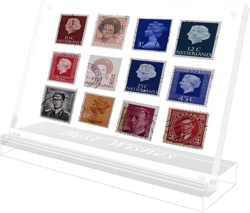 Magnetic Acrylic Picture Photo Frame 4x6 inches ，Horizontal Magnet Double Sided 4x6 Picture Frame， Desktop Display with Photo Frame Support Stand Best Gift for Family, Wedding, Graduation, Birthday, in Kuwait