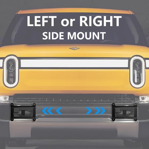 License Plate Holder Compatible with Rivian R1S/R1T, Front Plate Frames Tow Hooks License Plate Mount for Rivian R1T R1S Accessories 2022 2023 2024 (Normal) in Saudi Arabia