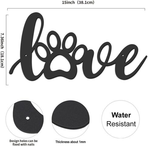 فن جدار الكلب، 11.8 بوصة ديكور جدار الكلب، ديكور غرفة الكلب، علامة حب الكلب، ديكور الكلب لغرفة الكلب، هدايا أم الكلب، هدايا محبي الكلب، ديكورات الكلب للمنزل، علامات الكلب لديكور المنزل، ملحقات غرفة الكلب in Kuwait