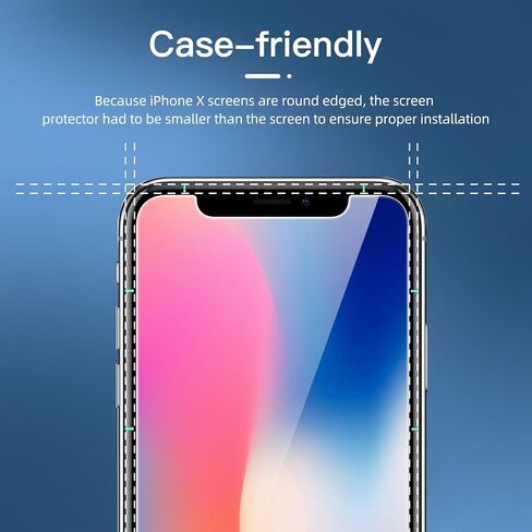 NEW'C [3 Pack Privacy Screen Protector for iPhone 14,13,13 Pro (6.1 Inch), Anti Spy Tempered Glass Film,Case Friendly Ultra Resistant in Saudi Arabia