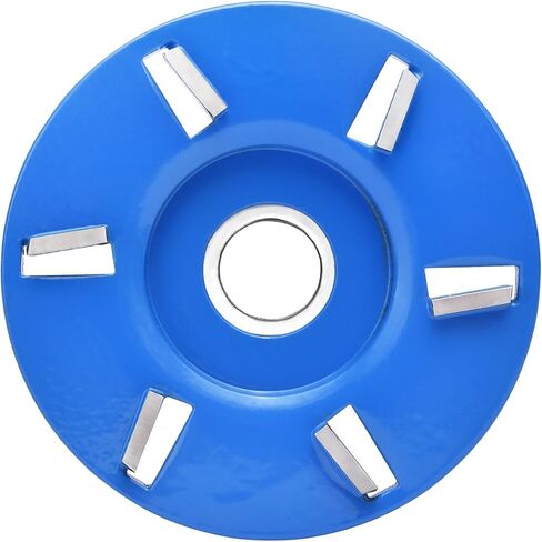 Wood Turbo Carving Disc in 6 Teeth Flat Wood Grinding Wheel with 7/8" Arbor, Woodworking Turbo Tea Tray for Wood Carving Shaping in Saudi Arabia