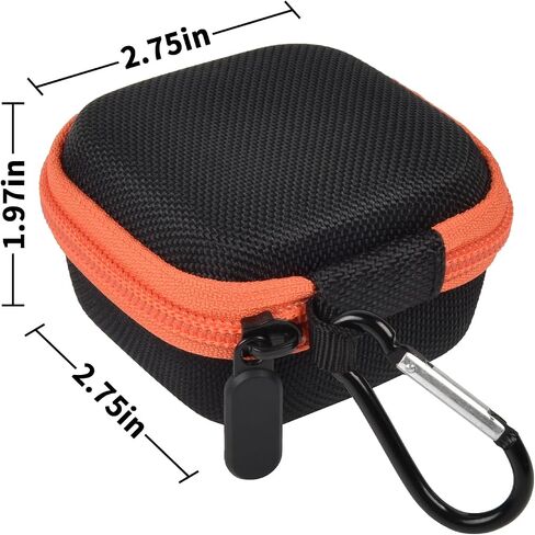 Digital Angle Gauge Case for RDINSCOS/for Wixey/for Klein Tools 935DAG Electronic Level, Mini Angle Finder Protractors Carrying Storage Bag for GemRed/for WIBENTL and Batteries(Box Only)-Full Black in Saudi Arabia