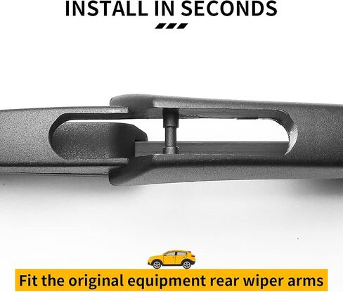 Rear Wiper Blade, HOSONIC 8A Rear Windshield Wiper Blade, Original Equipment Replacement All-season Rear Wiper 8 Inch, Double Service Life (Pack of 2) in Saudi Arabia