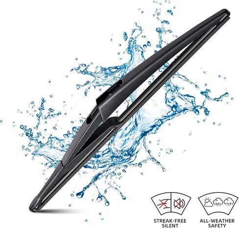 Rear Wiper Blade, HOSONIC 8A Rear Windshield Wiper Blade, Original Equipment Replacement All-season Rear Wiper 8 Inch, Double Service Life (Pack of 2) in Saudi Arabia