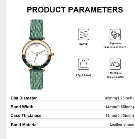 Bisley Women Watch Rainbow Analog Watches White Leather Strap Watch in Saudi Arabia