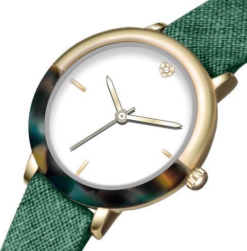 Bisley Women Watch Rainbow Analog Watches White Leather Strap Watch in Saudi Arabia