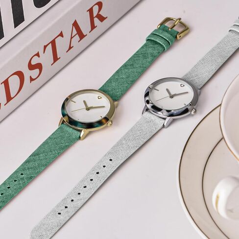 Bisley Women Watch Rainbow Analog Watches White Leather Strap Watch in Saudi Arabia