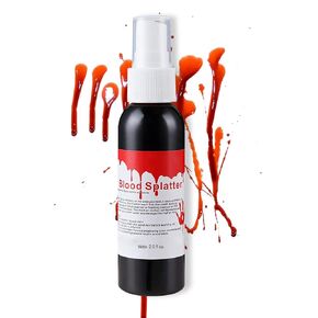 Fake Blood Makeup Spray,Halloween Blood Splatter Special Effects Makeup,Zombie Vampire Monster Cosplay SFX Makeup