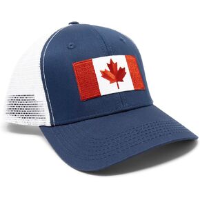 Premium Flag Hats - Snapback Trucker Baseball Hat (Canada)