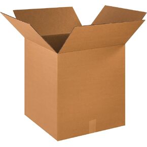 PARTNERS BRAND 20x18x20 Corrugated Boxes, Medium, 20L x 18W x 20H, Pack of 10 | Shipping, Packaging, Moving, Storage Box for Home or Business, Strong Wholesale Bulk Boxes