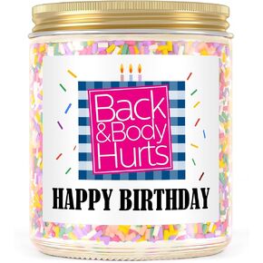 Funny Happy Birthday Candle Gifts for Women Men, Best Friend Birthday Gifts Ideas for Her Him Friendship Gifts 16th 21th 30th 40th 50th 60th Birthday Gift for Friends Female Coworker Sister Mom Bestie