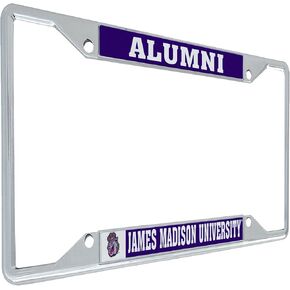Desert Cactus James Madison University JMU Dukes Metal License Plate Frame for Front or Back of Car Officially Licensed (Alumni)