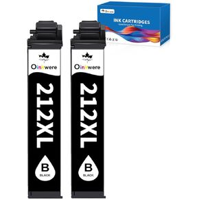 Ink Cartridges Remanufactured Replacement for Epson 212 212XL Ink Cartridges Compatible for Expression Home XP-4100 XP-4105 Workforce WF-2850 WF-2830 Printer Ink (4-Pack)