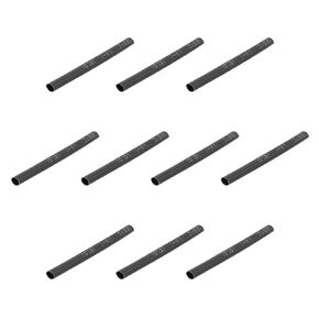 Heat Shrink Tubing 2:1 Cable Sleeving Tube Wrap, [for Electric Insulation Protection] - 1mm Dia/30mm/Black/300 Pcs