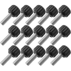 15 pcs m4x10 Thumb Screw Carbon Steel Thread knurled thumbscrews, Hand Screws, Handle knob thumbscrews