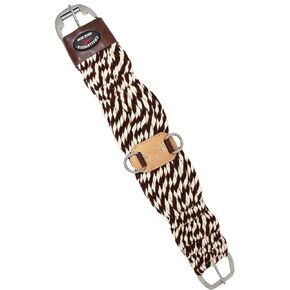 CHALLENGER Horse Western 27 Strand Double Weave Two-Tone Mohair Straight Cinch 97RT06