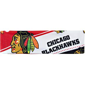 Littlearth Unisex-Adult NHL Chicago Blackhawks Stretch Headband, Team Color, One Size, (500413-HWKS)