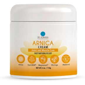 Dr. Robaina Arnica Bruise Fast Relief Cream with Natural Ingredients – Moisturizer for Bruises on Arms, Legs, and Hands | 4 oz