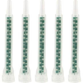 Tegg Static Mixer 20PCS 3.3 Inch Epoxy Mixing Tube Mixing Nozzle Tip Syringe Set for Adhesive Gun Applicator