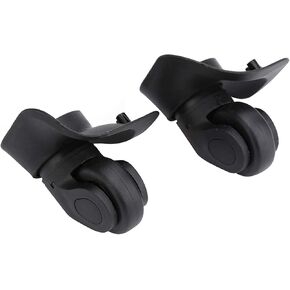1 Pair Luggage Swivel Wheels PVC Suitcase Replacement Wheels Fittings Silent Wear Pulley for Luggage Suitcase Trolley
