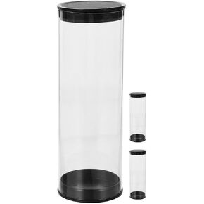 Milisten 3pcs Clear Golf Ball Holder Tube Plastic Golf Balls Box Portable Golf Balls Case Golfs Organizers Golfs Ball Containers for Sports Home Office 4.5 * 13.5CM