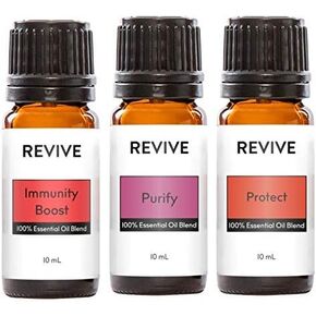 Cold & Flu Season Kit - Immunity Boost, Purify, and Protect Blends - 100% Pure Therapeutic Grade, for Diffuser, Humidifier, Massage, Aromatherapy, Cruelty Free - Unrefined Oils with No Fillers