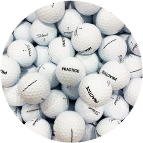 LostGolfBalls - Titleist Tour Practice Golf Balls in Pristine Condition, Like New Quality, No Logos, No Player Markings, Recycled Used Golf Balls, Perfect Condition, Unreal Value, White